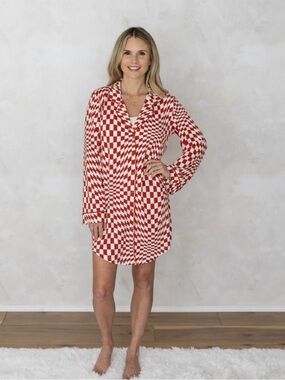Brixton Phoenix CANDY CHECK | WOMEN'S BUTTON DOWN DRESS - XS